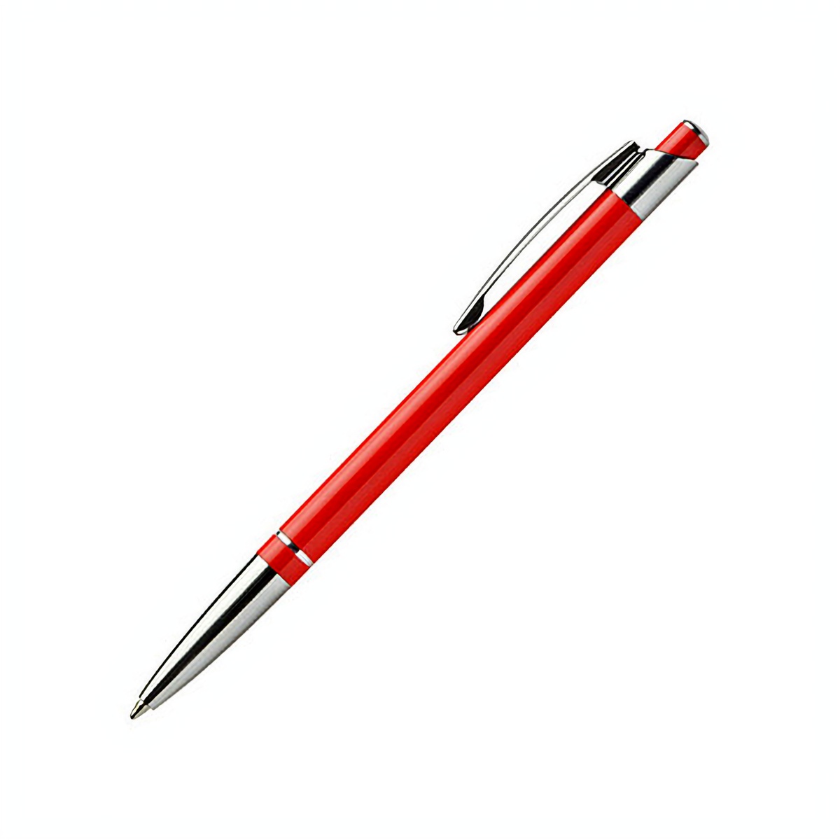 Długopis SLIM czerwony zbliżenie